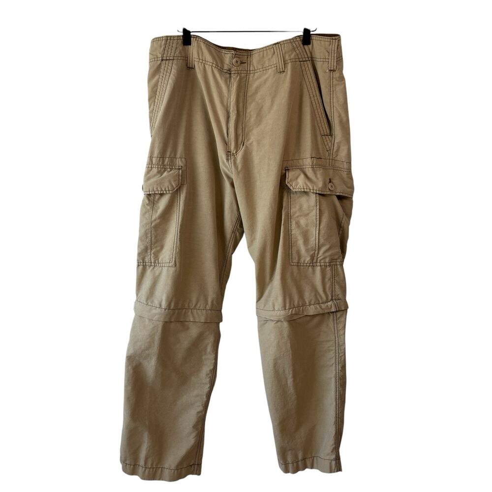 Vintage Y2K Wearfirst Mens Cargo Convertible Pants‎ 34x30 Grunge Hiking